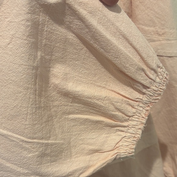 Free People X Sydney tunic oversized blouse in blush pink  Women's size small - Picture 9 of 16